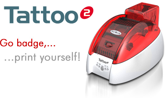  Tattoo prints pictures, texts, barcodes and logos as required.
